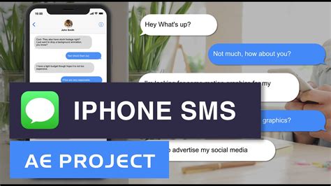 After Effects Imessage Template